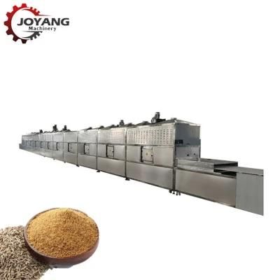 Microwave Cumin Jeera Anise Sterilizer Chili Pepper Powder Sterilization Machine