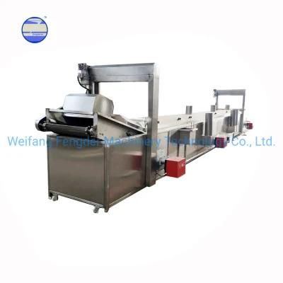 Fully Automatic Continuous Fryer Potato Chips Production Line Potato Crisps Making Frying ...