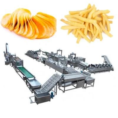 Full Automatic Potato Chips French Fries Production Line