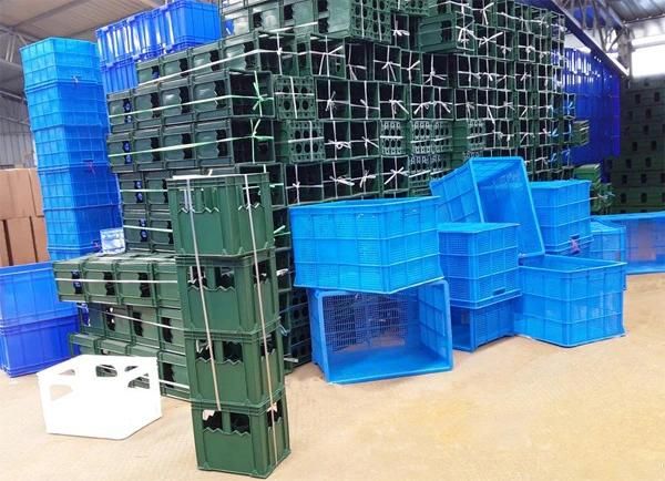 Crates Washing Cleaning and Basket Washer Drying Machine