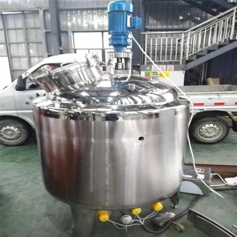 Stainless Steel Mixing Tank with Agitator Emulsifying Mixing Blending Tank for Cosmetic