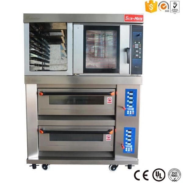 Top Quality Electric Deck Oven for Bread Baking Equipment 3 Deck 6 Trays Commercial Electric Bread Stove Oven