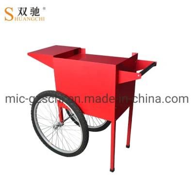 Luxury Style Poporn Machine Cart Hand Cart Convenient Snake Shop Popcorn
