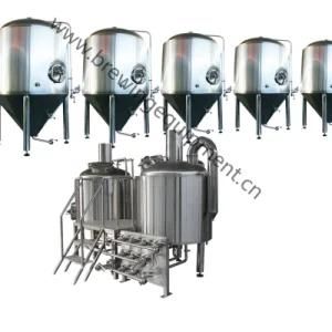 Voltage Can Be Adjusted Commercial Beer Brewing System with Ce Certification