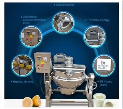 Stainless Steel Electric Heating Mixing Kettle for Food Industry