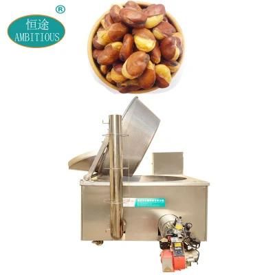 Commercial Gas Batch Fryer Automatic Broad Beans Frying Machine