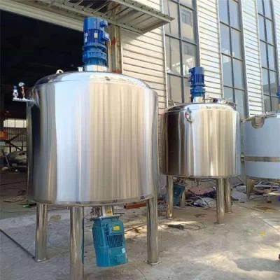 Insdustrial Stainless Steel Electric Heating Reaction Double Jacketed Juice Mixing ...