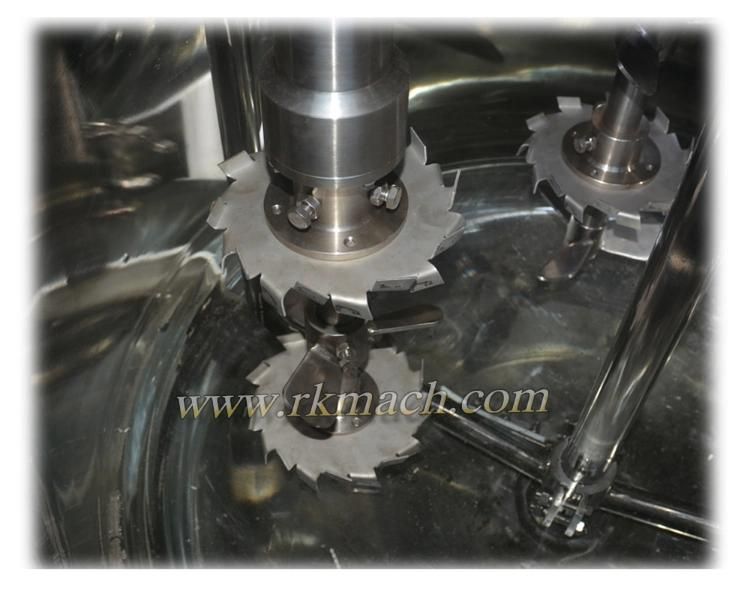 300gallon High Speed Mixing Tank 1450rpm Propeller 960rpm Cowles Disc 36rpm Scraper Mixer
