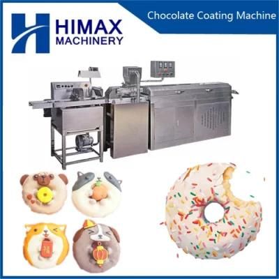 CE Small Professional Chocolate Tempering Enrobing Coating Machine with Cooling Tunnel
