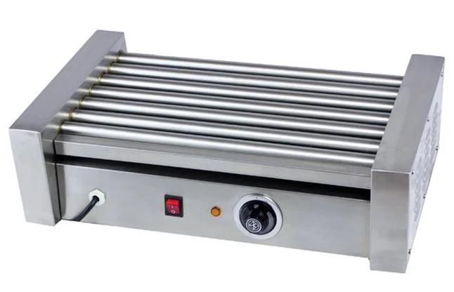 Electric Roller Hot-Dog Grill (WHD-9) Ce Bakery Equipment BBQ Catering Equipment Food Machine Kitchen Equipment Hotel Equipment Baking Machine