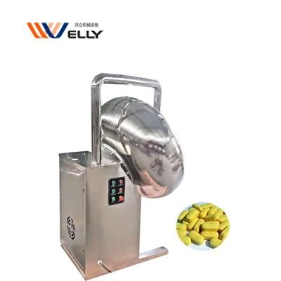 High Quality Stainless Steel Color Coating Tablet Small Gum Machine Pharmaceutical Use