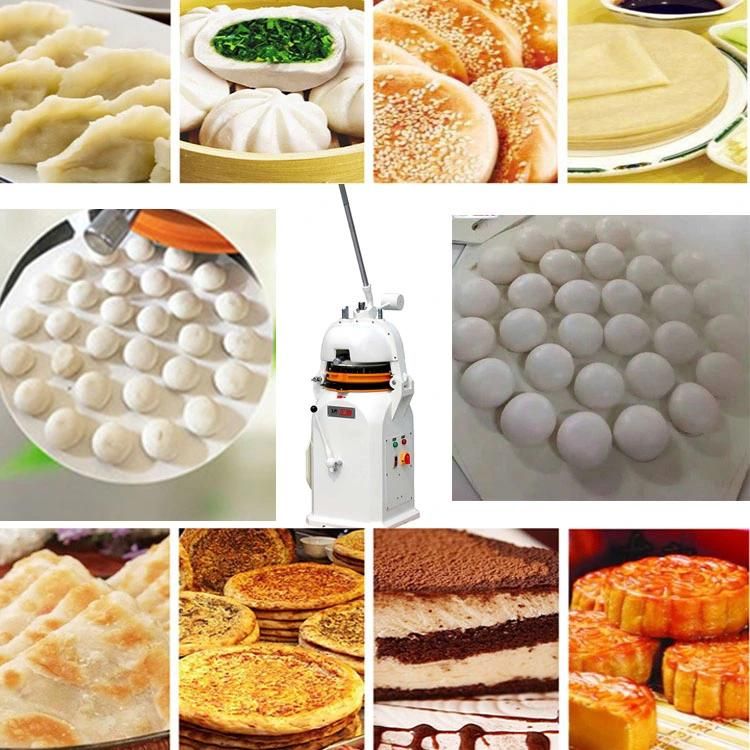 Burger Bread Buns Ball Roller Pizza Dough Divider Rounder Making Cutter, 30 Automatic Pita Mini Dough Rounder and Divider Machine