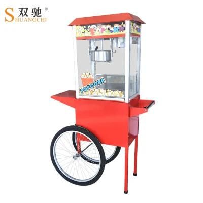 8 Oz Commercial Popcorn Machine with Cart