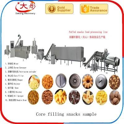 Core Filling Snacks Food Making Machine