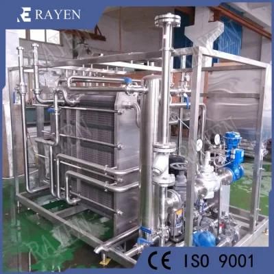 Sanitary Stainless Steel Pasteurization Machine Pasteurizer to Juice