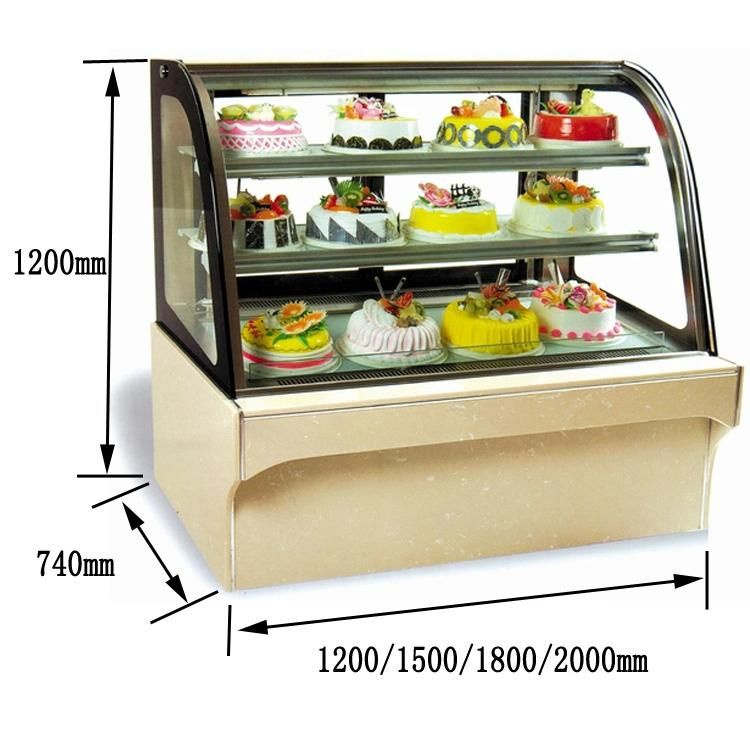 Rg Pillow Foot Commercial Cake Cooler Display Cabinet