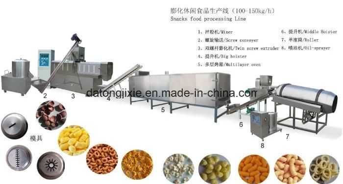 Cheese Puffs Snacks Food Machine
