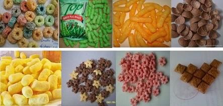 Puffed Corn Snack Twin Screw Food Extruder