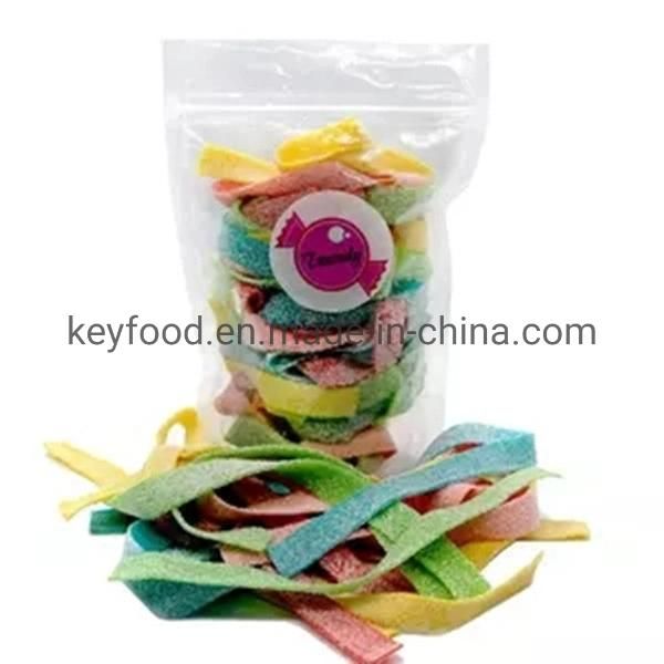 CE Approved Automatic Sour Rainbow Licorice Belt Candy Production Line