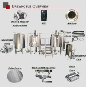 SUS304 Stainless Steel Electronic Draught Beer Mash and Brew Making Kettle