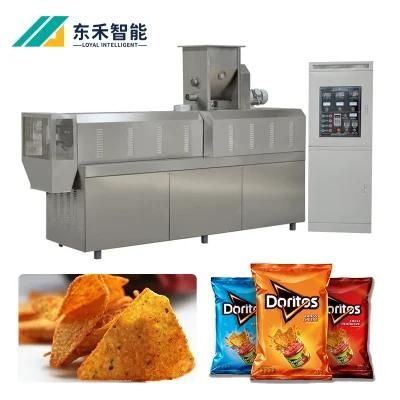 Doritos Corn Chips Making Machine Fried Snack Food Production Line