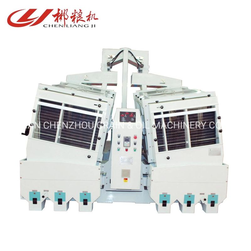 Clj Double Body Butterfly Paddy Separator Mgcz80b*20*2 Rice Milling Machine for Rice Plant