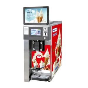 Small Type Destop Semi-Automatic Ice Cream Machine