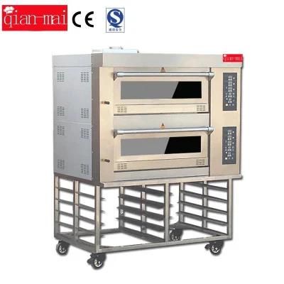 Commercial 2 Deck 4 Trays Food Bread Bakery Equipment Electric Pizza Baking Oven