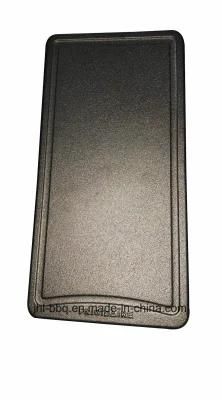 Grill Griddle of Grey Iron Cast with Enamel Coated