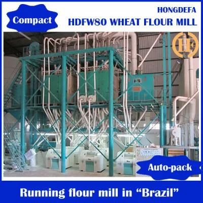 80t Wheat Flour Milling Machines Running in Brazil