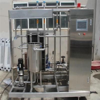 Inox Fruit Juice Milk Water Beverage Uht Plate Sterilizer with PLC