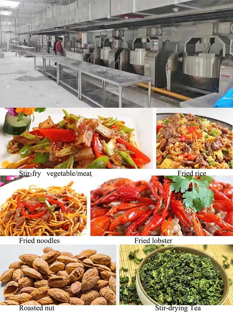 Automatic Electromagnetic Planet Stir-Frying Machine Planetary Cooking Pot