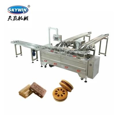 Skywin Automatic Biscuit Sandwiching Machine Manufacturing Food &amp; Beverage Factory