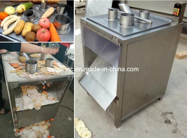 Stainless Steel High Efficient Plantain Chips Slicer Machine