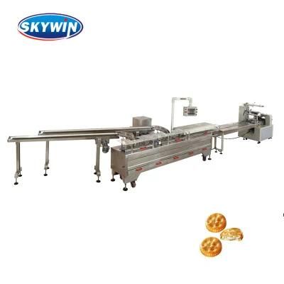 Cream Filling Biscuit Sandwich Machine with Automatic Packing Machine Price