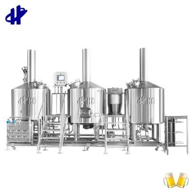 1000L Beer Brewing Equipment Stainless Steel Red Copper Brewery Machine Craft Beer Making ...