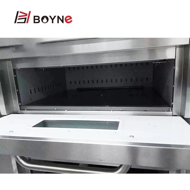 Bakery Equipment Layered Temperature Controlled One Deck Two Trays Oven