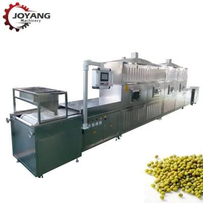 Tunnel Microwave Green Bean Mung Bean Drying Machine Joyang Machinery