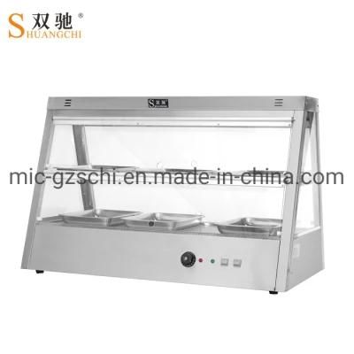 Large Size Warming Showcase Stainless Steel Commercial Using Food Warmer