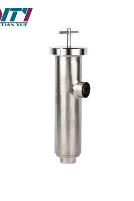 Sanitary Stainless Steel Angle Filter with Welded End