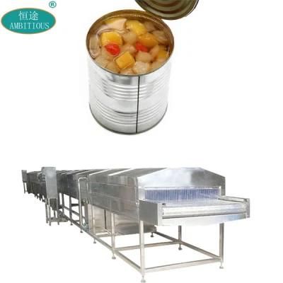 Linear Pasteurization Machines Food Cans Pasteurization Canning Machine