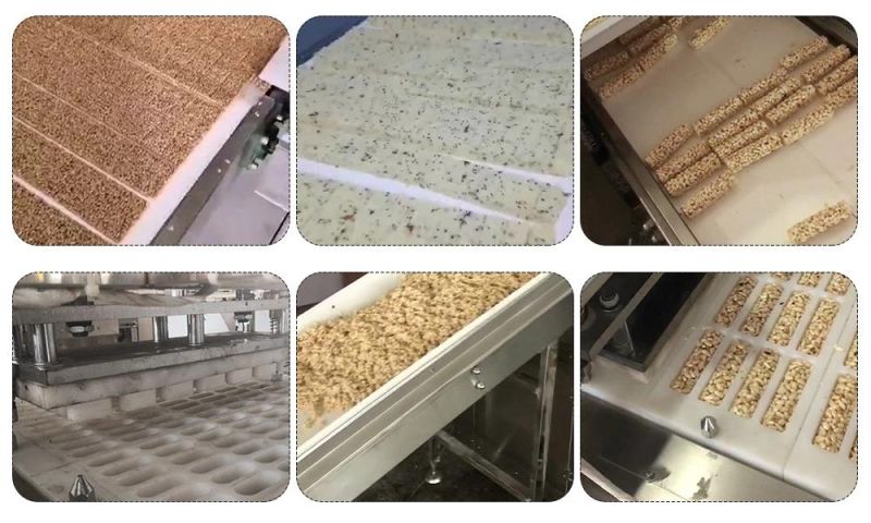 Automatic Snack Peanut Cereal Sesame Candy Granola Bar Making Machine