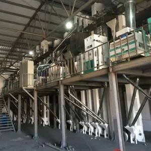 Full Auto with PLC for 200tons of Rice Mill Equipment Complete Plant
