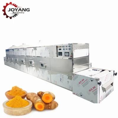 Industry 100 Kg / H Turmeric Microwave Sterilizing Equipment Turmeric Powder Sterilizing ...