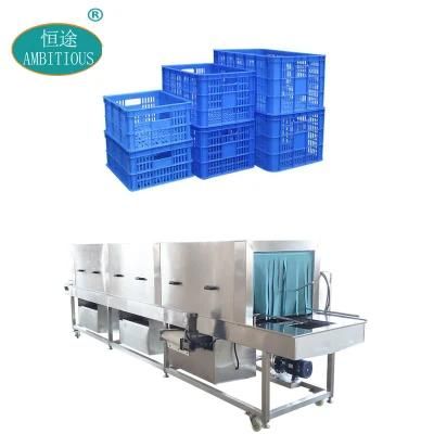 Plastic Basket Tray Washing Machine Automatic Crate Washer Industry