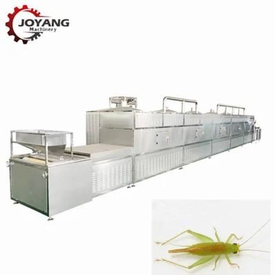 80kg / H Fully Automatic Cricket Microwave Drying Machine
