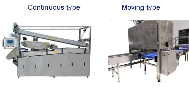 Moving Type Bread Depanner for Buger, Buns, Cake, Loaf Bakery Line