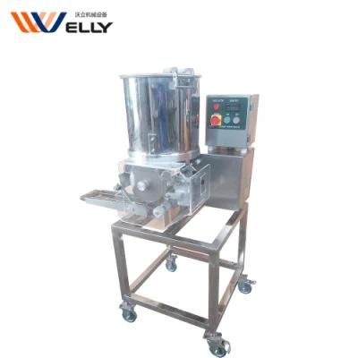 Small Scale Chicken Cutlet Octopus Meat Pie Pastry Beef Patty Forming Machine for Factory ...