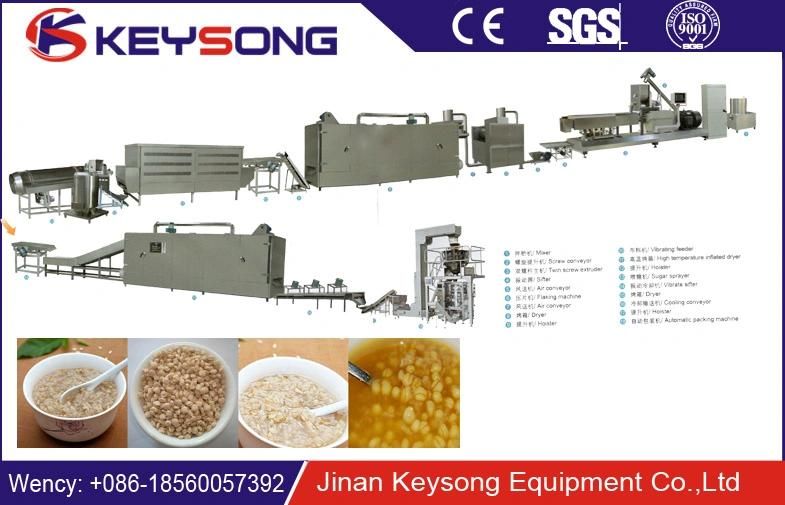 Crispy Corn Flakes Breakfast Cereals Machine