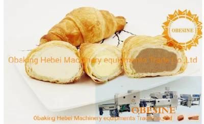 Full Automatic Filled Croissant Production Line /Croissant Filling Machine/Croissant ...